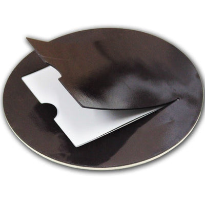 Magnet rotund - dantela insertie foto MG4 - Green Print