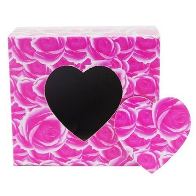 Cutie cana fereastra inima B6-13 - Green Print