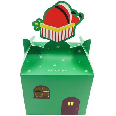 Cutie cani Craciun verde