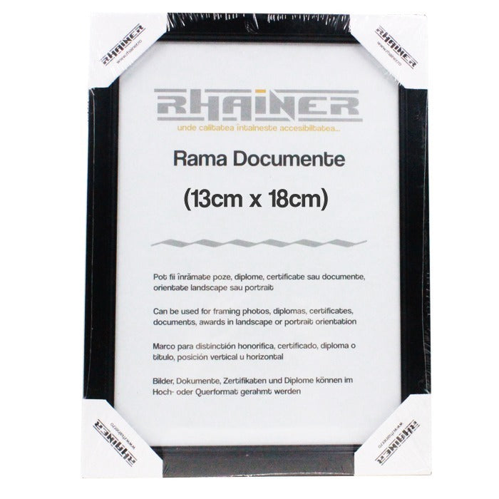 Rama foto Madrid negru 13x18