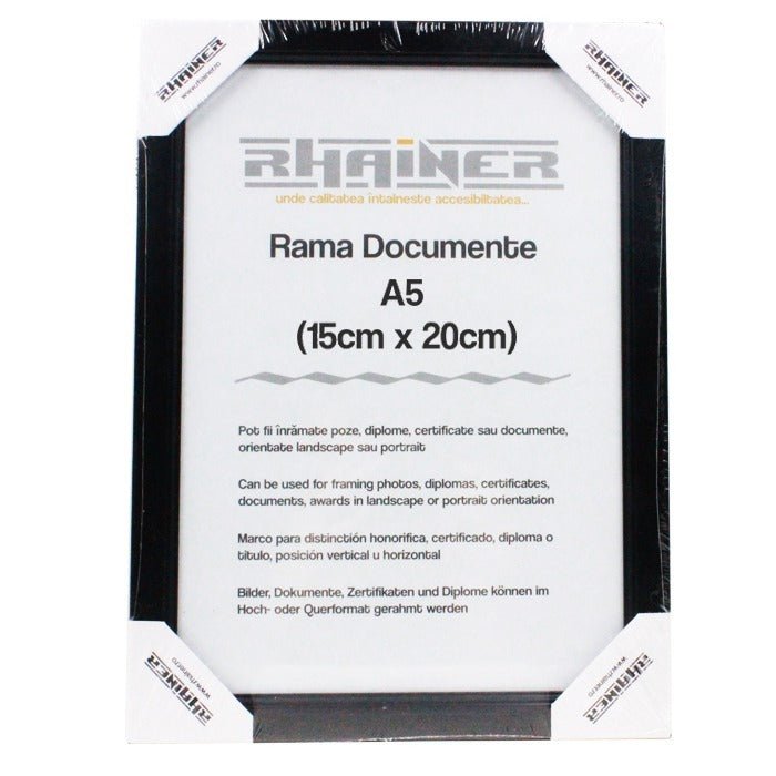 Rama foto Madrid negru A5 FMAA5 - Green Print