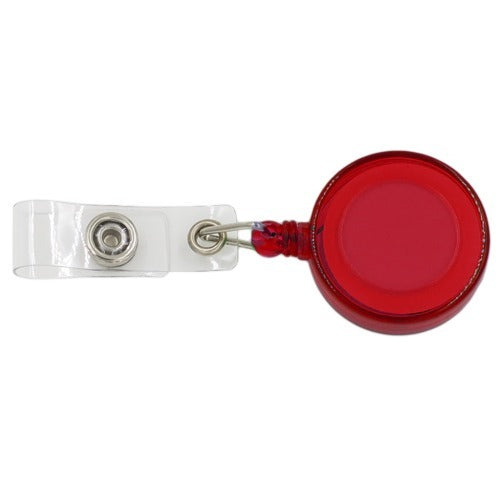 Clips retractabil rosu