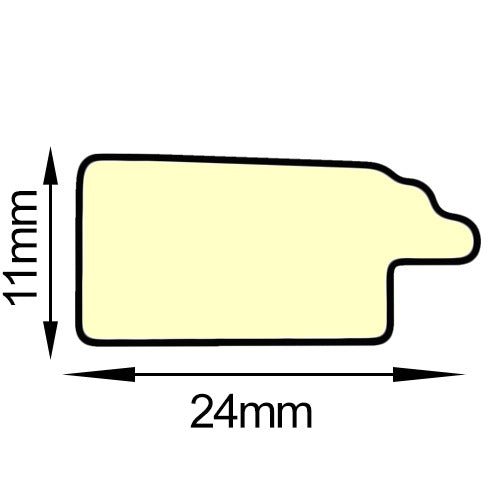 Rama foto Madrid maro+auriu A3 FA3-14 - Green Print