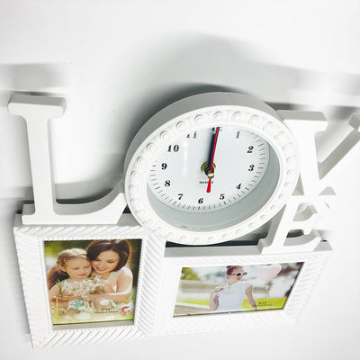 Rama foto ceas LOVE 2 poze GK5A - Green Print