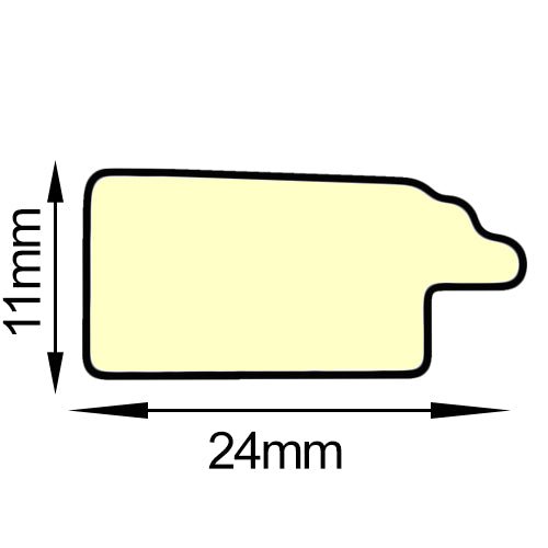 Rama foto Madrid maro+auriu A5 FA5-14 - Green Print