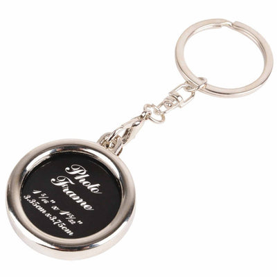 Breloc metalic insertie foto rotund SC22 - Green Print