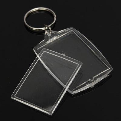 Breloc plastic insertie foto 4x5 - set 100 buc BRE45 - Green Print