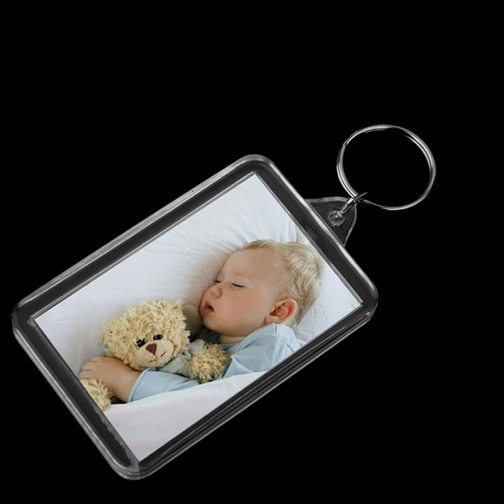 Breloc plastic insertie foto 7x5 - set 50 buc BR7X5 - Green Print