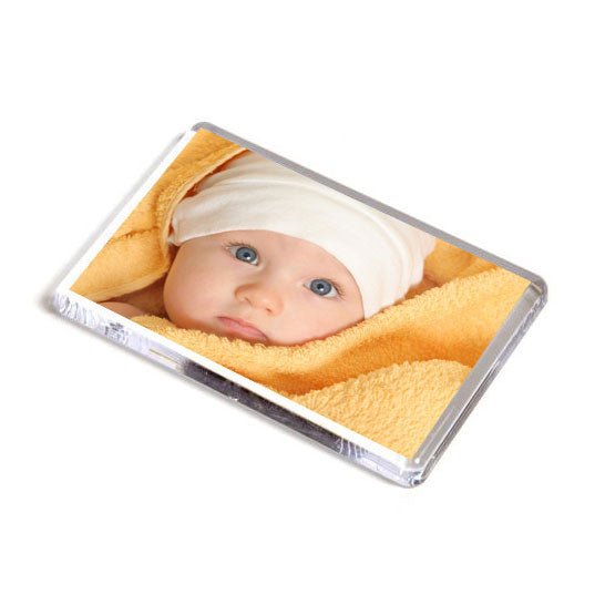 Magnet plastic insertie foto 6,5x6,5 - set 50 buc MG66 - Green Print