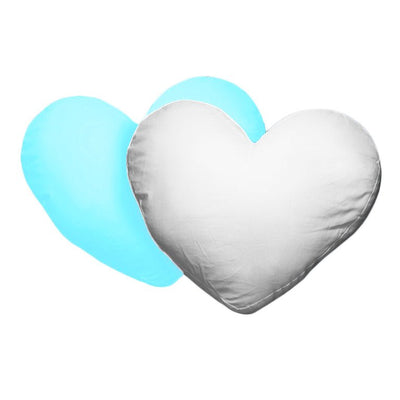 Husa perna mata alb+albastru deschis inima TH16-15 - Green Print