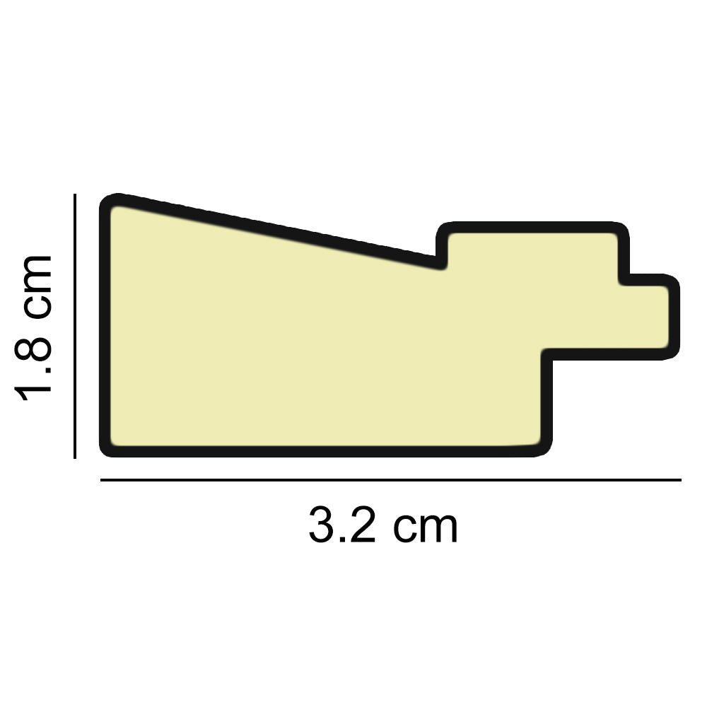 Rama foto Tenerife negru+alb A4 FP08516A4 - Green Print