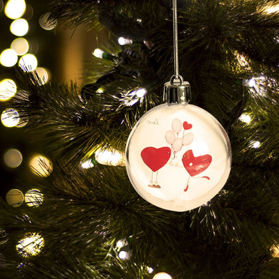 Glob insertie foto rotund pentru brad Ø7cm GL610 - Green Print