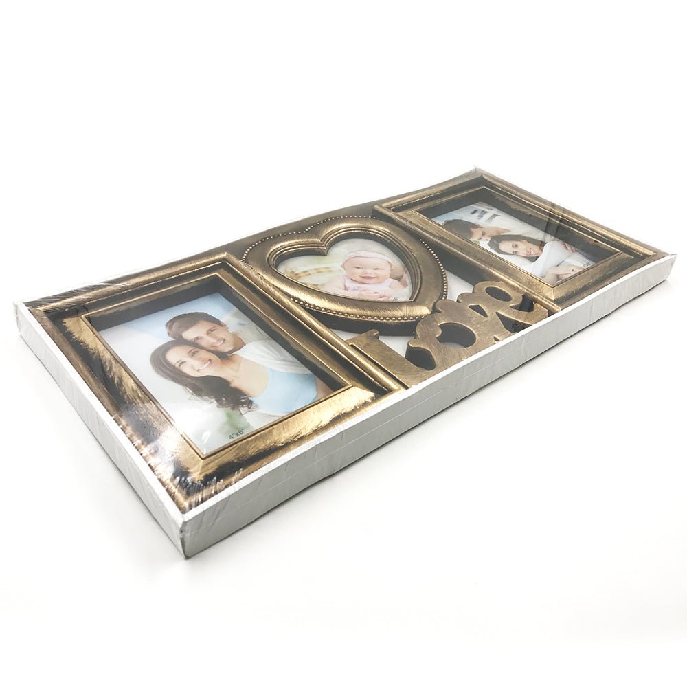 Rama foto colaj Wenge Love 3 poze FF17 - Green Print