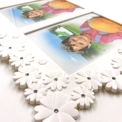 Rama foto colaj Wed 2 poze W0310 - Green Print