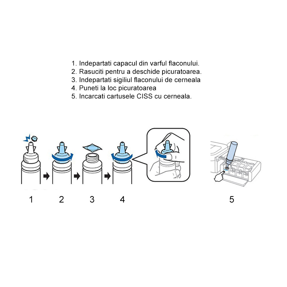 Cerneala pentru CISS EPSON - Magenta