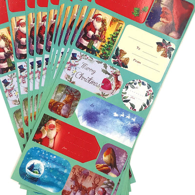 Stickere Craciun2 - set 120 buc