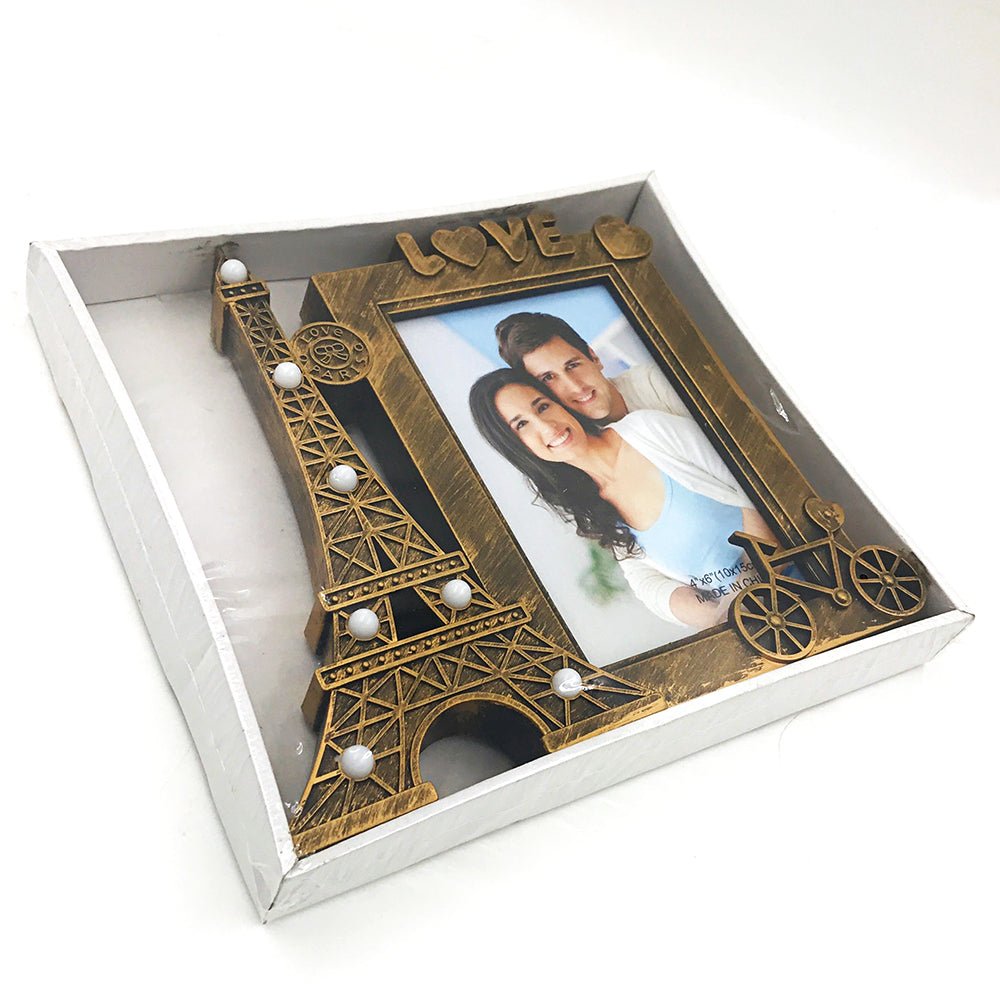 Rama foto colaj cu lumini EIFFEL 1 poza 5381 - Green Print