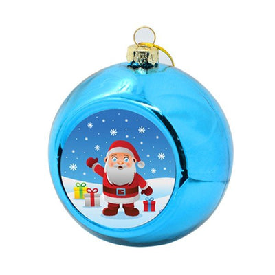 Glob sublimabil albastru pentru brad Ø 8cm GLS815 - Green Print