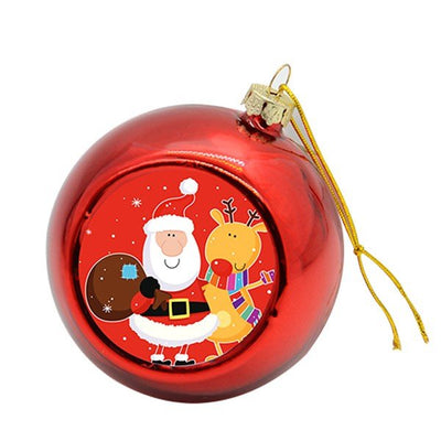 Glob sublimabil rosu pentru brad Ø 8cm GLS812 - Green Print