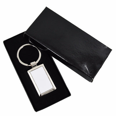 Breloc metalic dreptunghi sublimabil