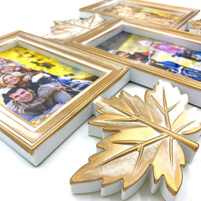 Rama foto colaj TOAMNA 3 poze JK21 - Green Print