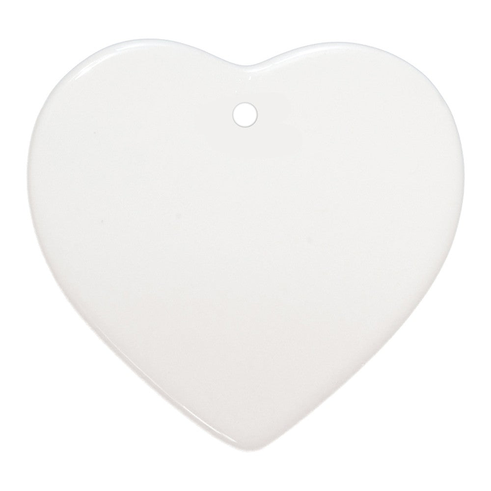 Ornament Craciun ceramica sublimabil inima