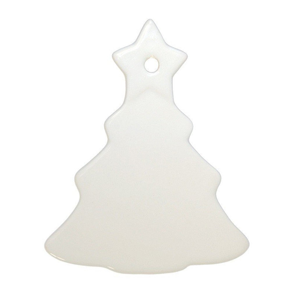 Ornament Craciun ceramica sublimabil brad
