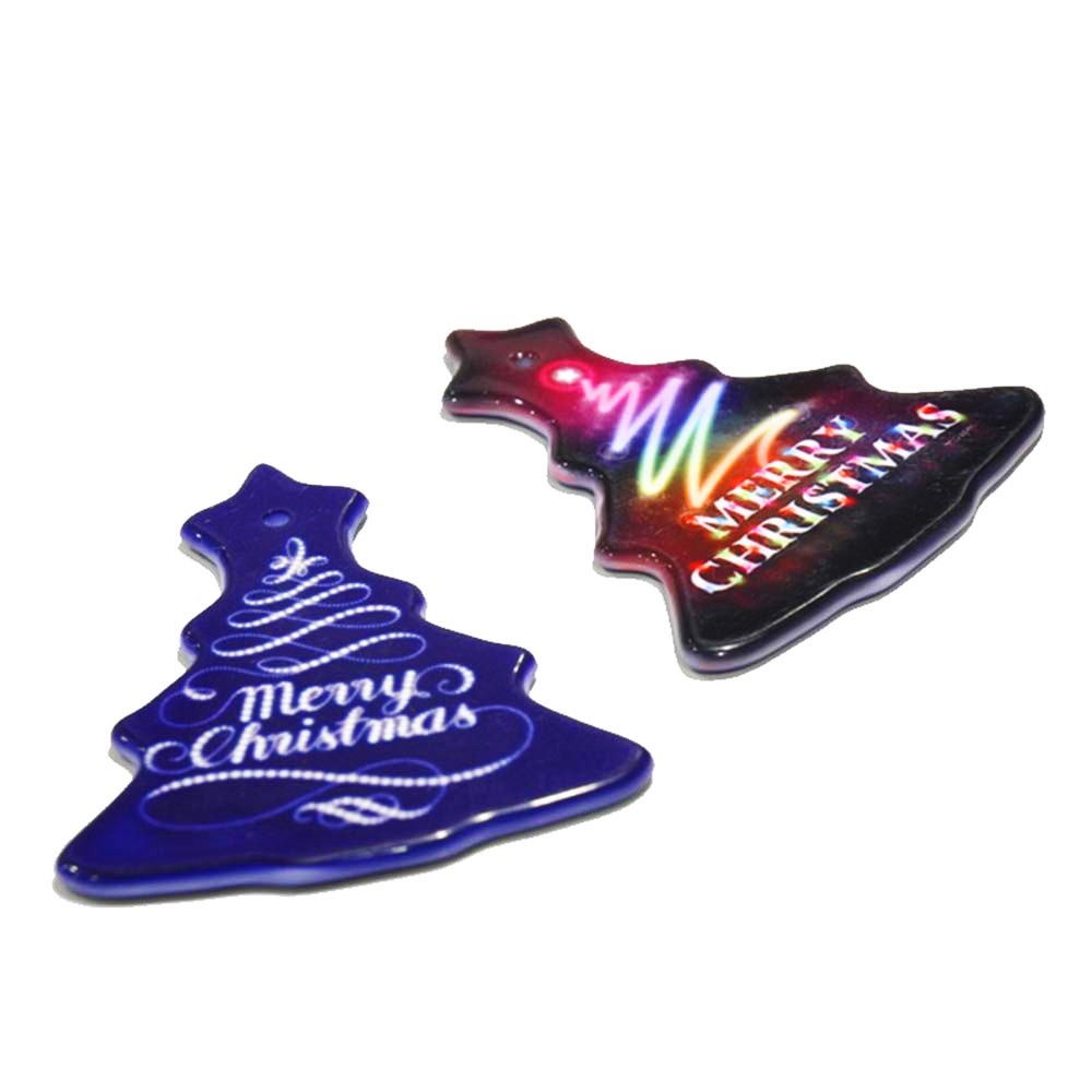 Ornament Craciun ceramica sublimabil brad