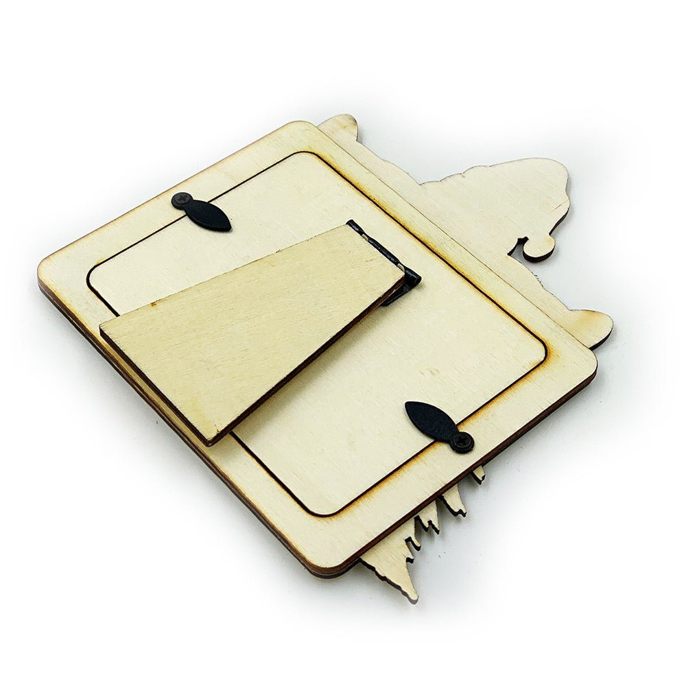 Rama foto lemn Craciun WD80 - Green Print