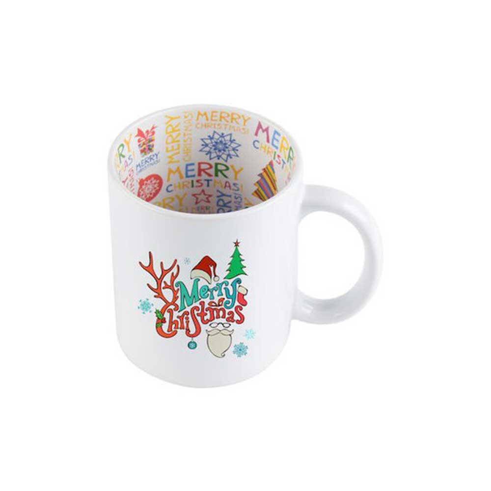 Cana sublimare cu interior Merry Christmas