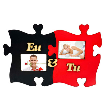 Rama foto lemn EU & TU 2 poze COP1912 - Green Print