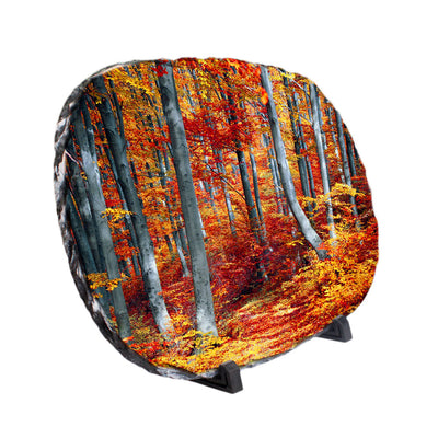 Placa ardezie ovala 27x36