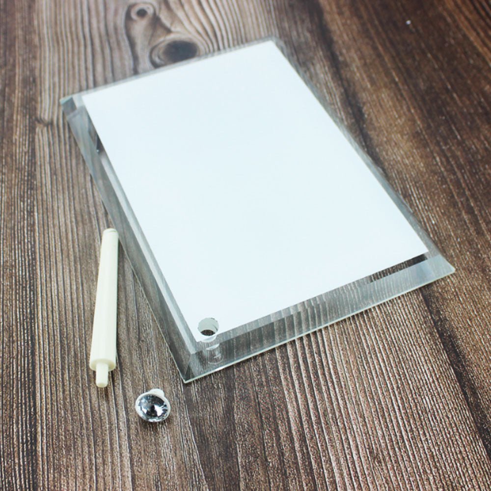 Tablou sticla sublimare 13x18 BL02 - Green Print