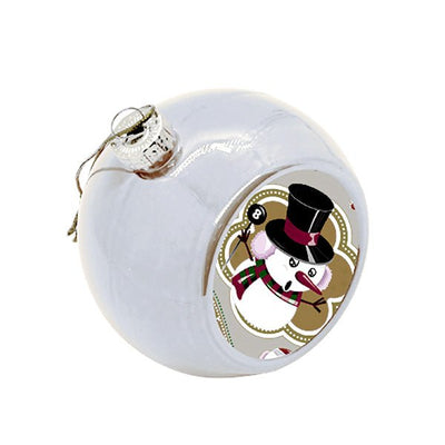 Glob sublimabil argintiu pentru brad Ø 4cm GLS422 - Green Print