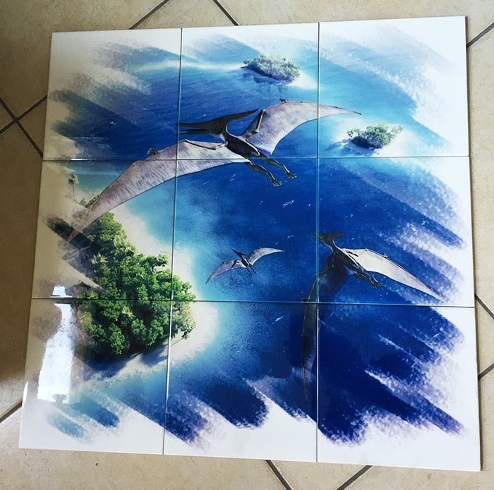 Faianta sublimabila 20x20 FA2020 - Green Print