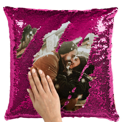 Husa perna cu paiete sublimabile violet 40x40 THG35491674 - Green Print