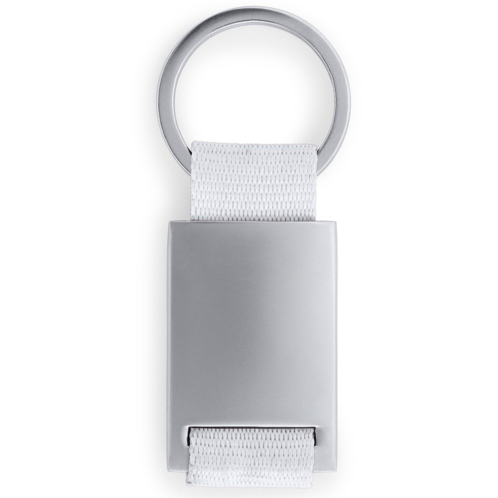 Breloc metalic cu banda textil KO4051S101 - Green Print