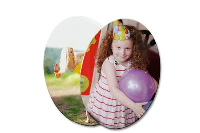 Placa ceramica oval sublimare PO-107 - Green Print