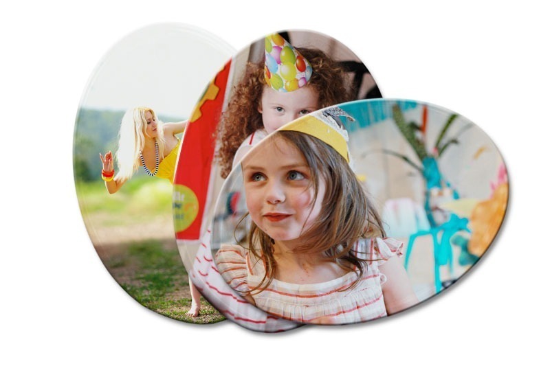 Placa ceramica oval sublimare PO-107 - Green Print