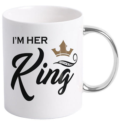 Cana sublimare maner argintiu + cutie individuala CI22 - Green Print