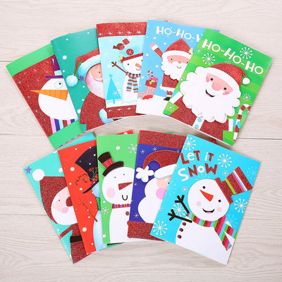 Felicitare muzicala Craciun - Model 7 XCC-125-07 - Green Print