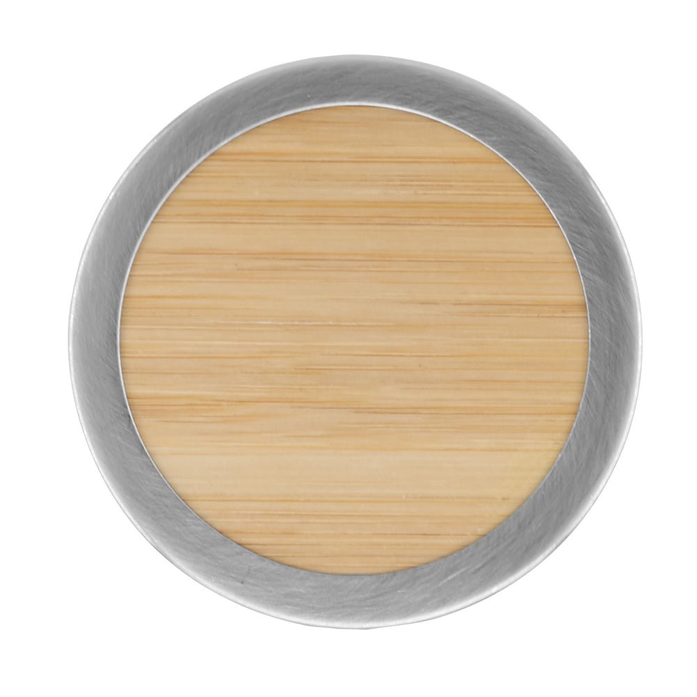 Termos metal + bambus KINATA 500ml MD4032S129 - Green Print