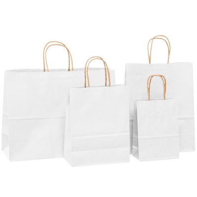 Sacosa kraft alba 32x40 BO7540S101 - Green Print