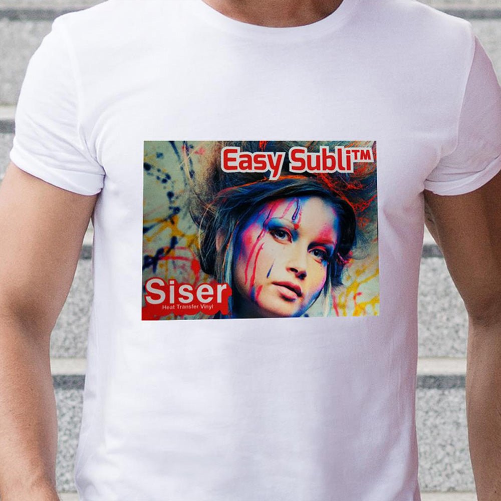 EASY SUBLI - Folie sublimare pt personalizat tricouri bumbac colorat - top 10coli 1FCRPKES - Green Print