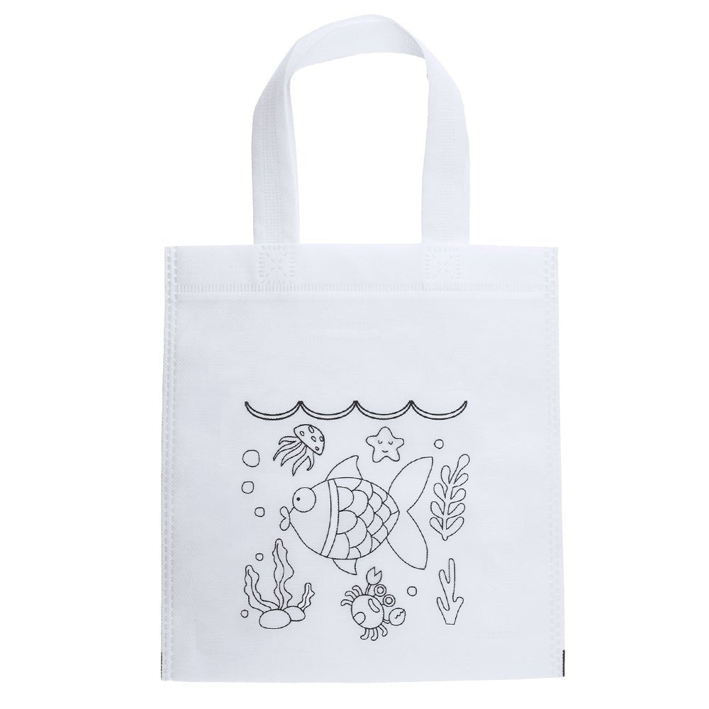 Sacosa mica de colorat pentru copii BO7529S201 - Green Print