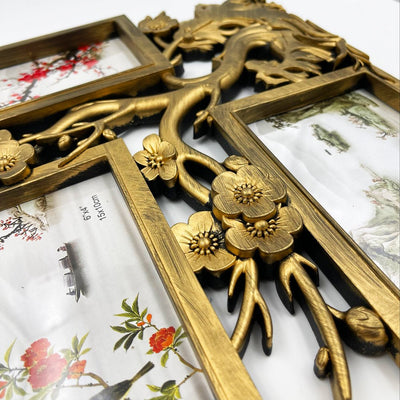 Rama foto colaj CIRES 3 poze HS212 - Green Print