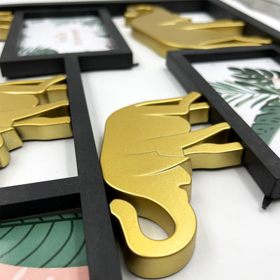 Rama foto colaj ELEFANTI 4 poze