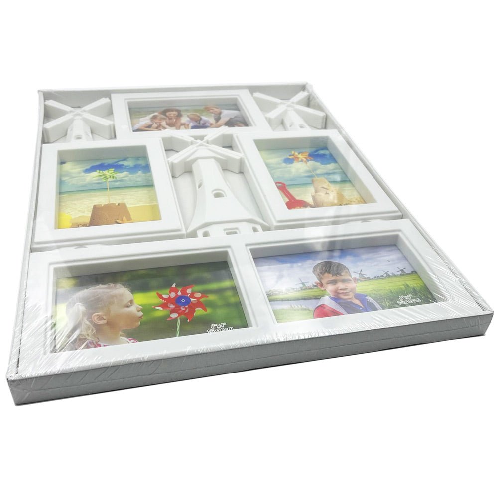 Rama foto colaj MORILE DE VANT 5 poze JK18 - Green Print