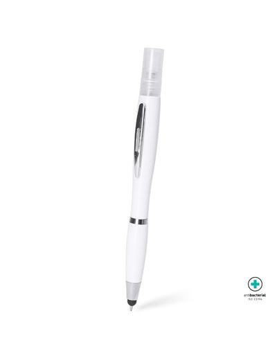 Pix antibacterian cu spray pentru dezinfectant si stylus touchscreen HW8022S101 - Green Print