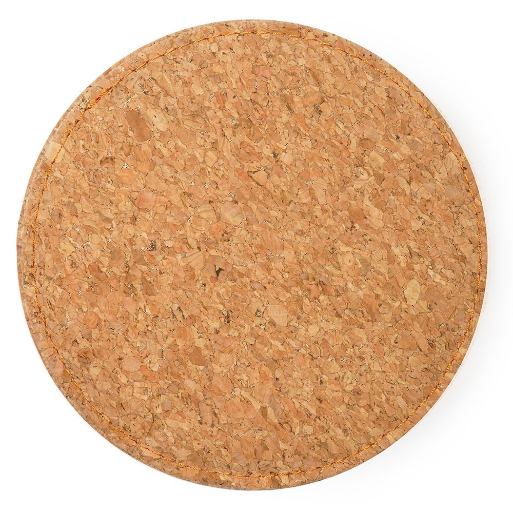 Set 4 accesorii vin in cutie de pluta AB4091S129 - Green Print